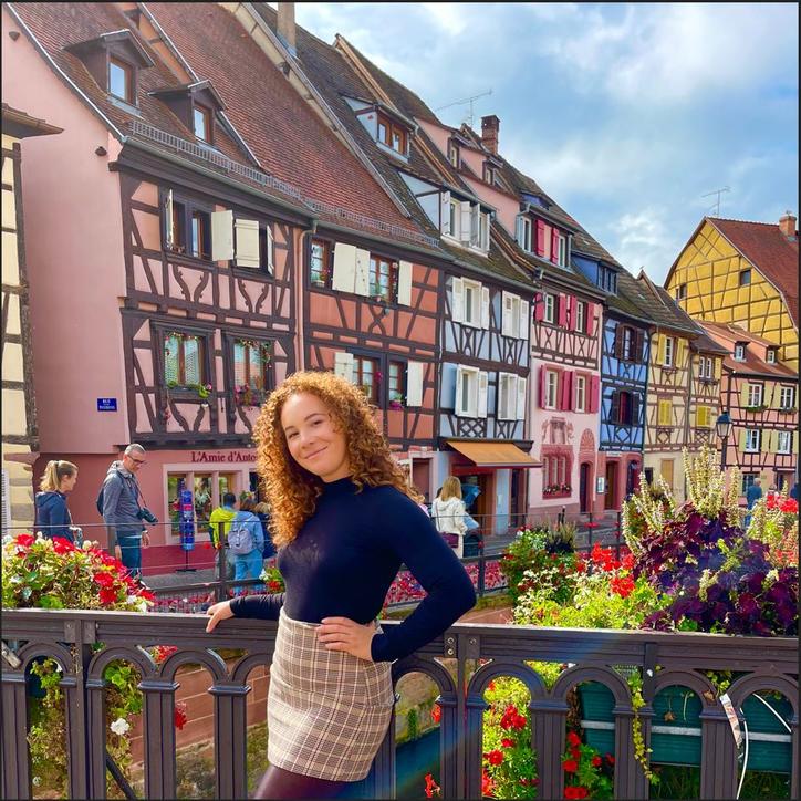 The attached photo is from a day trip to Colmar, France